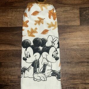 Mickey and Minnie Mouse Fall Kitchen Towel